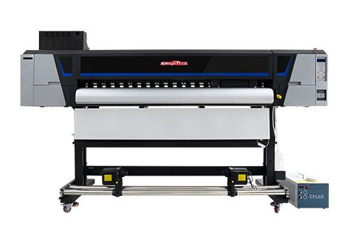 KingJet KJ-1800D 1.8m 4-Head Multifunctional UV Hybrid Printer